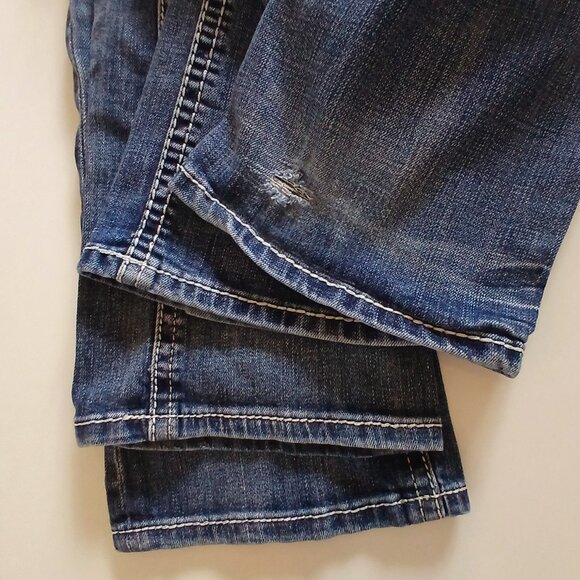 Grace in L.A. Distressed Jeans Set of 2 GUC Size 28 x 32 - Picture 4 of 12